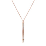 Shahla Karimi Jewelry Landmark Collection Chrysler Pendant Necklace No.2 14K Rose Gold