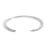 Shahla Karimi Jewelry Landmark Collection Central Park Cuff 14K White Gold w/ White Diamonds