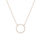 Shahla Karimi Jewelry Landmark Collection Central Park Hoop Necklace 14K Yellow Gold