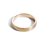 Shahla Karimi Jewelry Every Love Perfect 4mm Band 14/18K Yellow Gold Matte Finish