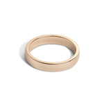 Shahla Karimi Jewelry Every Love Perfect 4mm Band 14/18K Yellow Gold Satin Finish