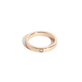 Shahla Karimi Jewelry Morse Code Series Ring 14K Yellow Gold - Letter "E"