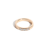 Shahla Karimi Jewelry Morse Code Series Multi Letter Ring 14K Yellow Gold - Letter "O"
