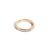 Shahla Karimi Jewelry Morse Code Series Multi Letter Ring 14K Yellow Gold - Letter "P"