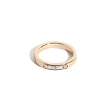 Shahla Karimi Jewelry Morse Code Series Ring 14K Yellow Gold - Letter "P"