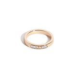 Shahla Karimi Jewelry Morse Code Series Multi Letter Ring 14K Yellow Gold - Letter "X"