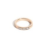 Shahla Karimi Jewelry Morse Code Series Ring 14K Yellow Gold - Letter "Y"