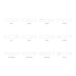 Shahla Karimi Jewelry 14K Gold Zodiac Reveal Ring Collection Cigar Band With White Diamonds