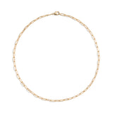 Shahla Karimi 3.1 x 8mm Paperclip Chain 16" 14K Yellow Gold 