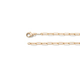 Shahla Karimi 3.1 x 8mm Paperclip Chain 16" 14K Yellow Gold Clasps