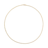 Shahla Karimi 1.8mm Solid Rope Chain 20" 14K Yellow Gold 