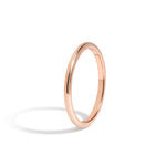 Shahla Karimi Jewelry Soft Knife Edge Band 14K Rose Gold