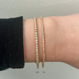 Shahla Karimi 3 Ct Tennis Bracelet 14K Yellow Gold