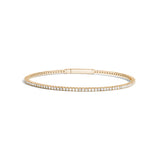Shahla Karimi 1.5 CT Tennis Bangle 14K Yellow Gold