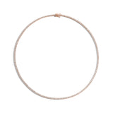 Shahla Karimi 14K Rose Gold 6 CT Tennis Necklace
