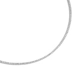 Shahla Karimi 14K White Gold 6 CT Tennis Necklace