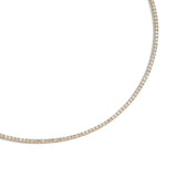 Shahla Karimi 14K Yellow Gold 6 CT Tennis Necklace