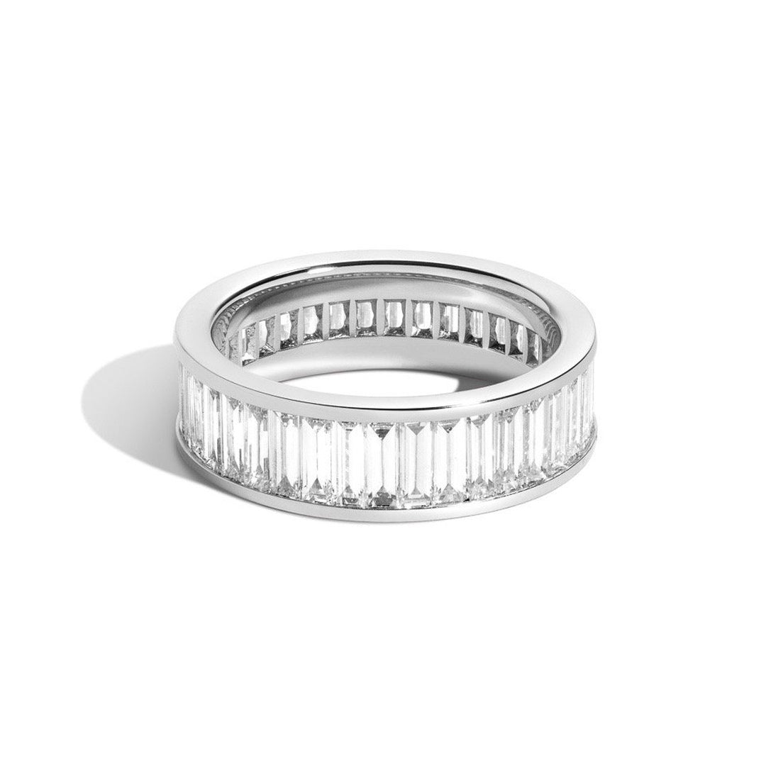Shahla Karimi Jewelry Rockefeller Ring No. 5 14K White Gold or Platinum