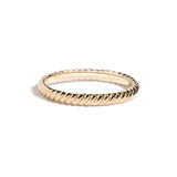Shahla Karimi Jewelry Twisted Rope Band 14K Yellow Gold