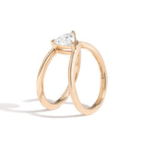 Shahla Karimi Zaha Wrap Ring With Triangle 14K Yellow Gold