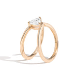Shahla Karimi Zaha Wrap Ring With Triangle 14K Yellow Gold