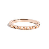 Shahla Karimi Jewelry Deco Detail Band 14K Rose Gold