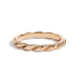 Shahla Karimi Jewelry 90s Twist Band 14/18K Yellow Gold