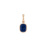 Shahla Karimi Blue Sapphire Antique Cushion-Cut Charm 14K Rose Gold