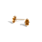 Shahla Karimi Citrine Emerald-Cut Studs 14K Yellow Gold