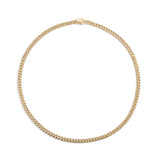 Shahla Karimi 6.1mm Hollow Cuban Link Chain 22" 14K Yellow Gold