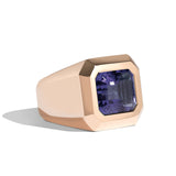 Shahla Karimi Jewelry Super Bowl Ring Alexandrite 14K Rose Gold Side