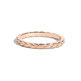 Shahla Karimi Jewelry Wheat Band 14K Rose Gold